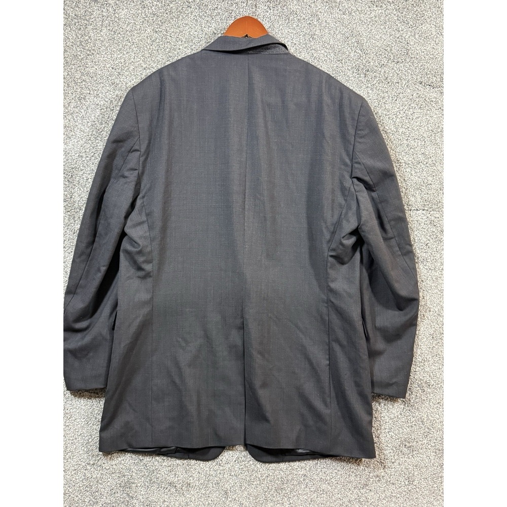 Jos. A Bank Mens 50XL Black 100% Wool Blazer Sport Coat 2 Button Big Tall - Picture 8 of 12
